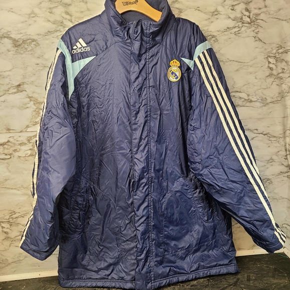 adidas real madrid winter jacket